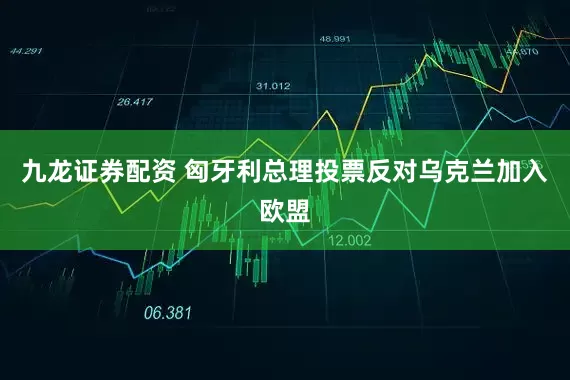九龙证券配资 匈牙利总理投票反对乌克兰加入欧盟