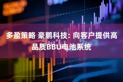 多盈策略 豪鹏科技: 向客户提供高品质BBU电池系统